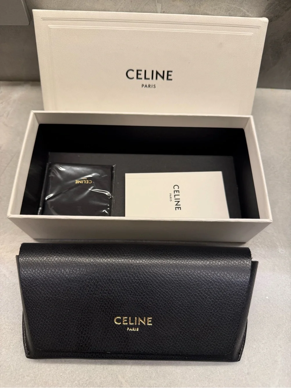 Celine Triomphe Oval Sunglasses in Tortoise Shell